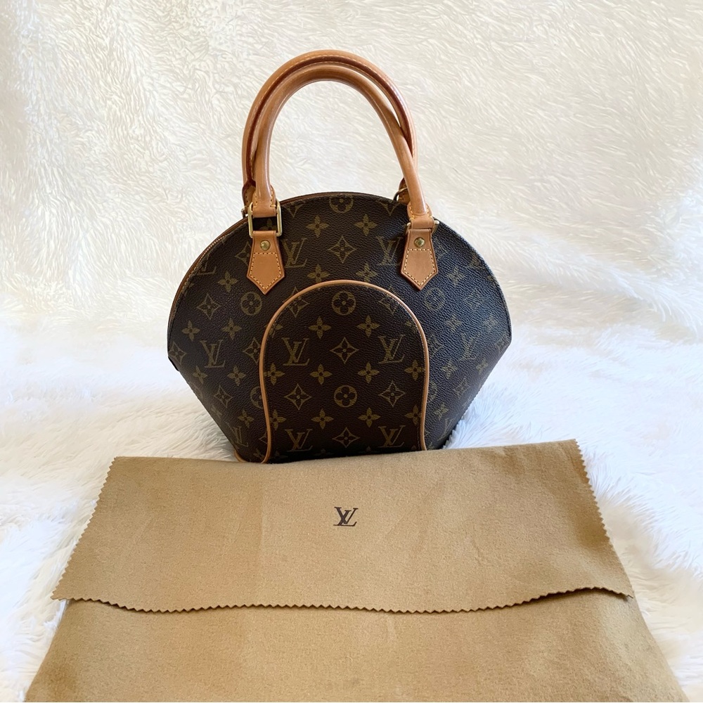 Authentic Lv Monogram Ellipse Pm With Dustbag - image 1